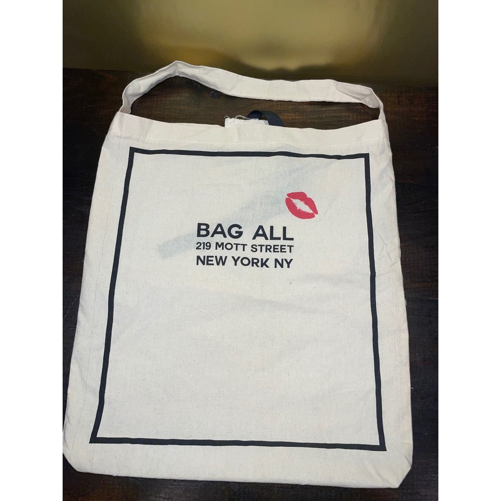 Bag-All New York NY Tote Bag Canvas Shopper Reusable Grocery Book